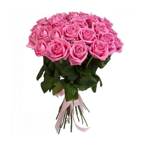 Купить 25 розовых роз с доставкой по Астрахани